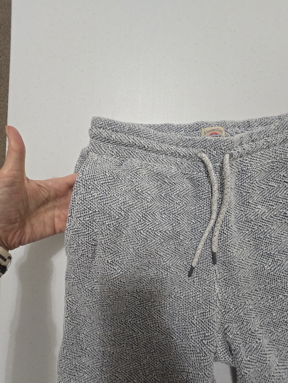 FAHERTY Men's Whitewater Sweatpant Light Blue Medium Athleisure Casual - Picture 7 of 10